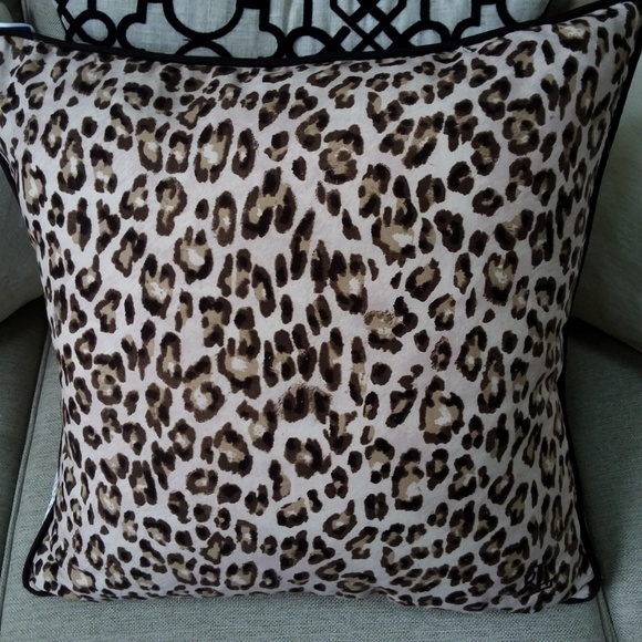 Ralph Lauren Other - 22" x 22" LEOPARD Down FILLED PILLOW Ralph LAUREN